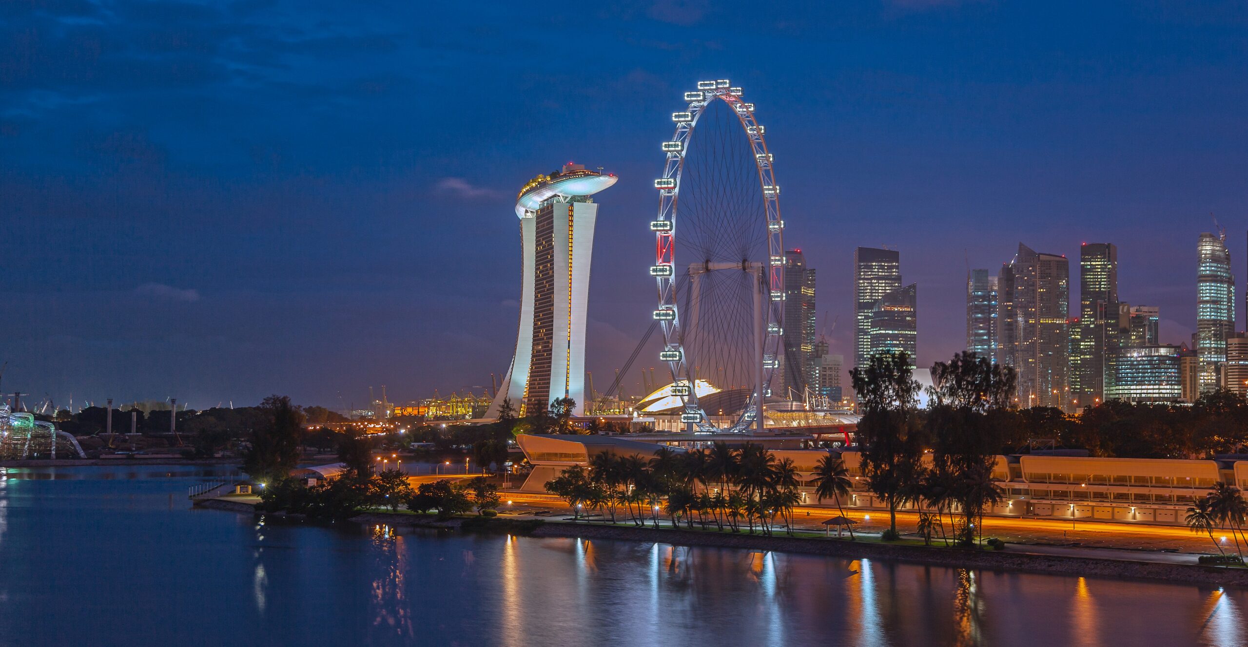 Singapore night view